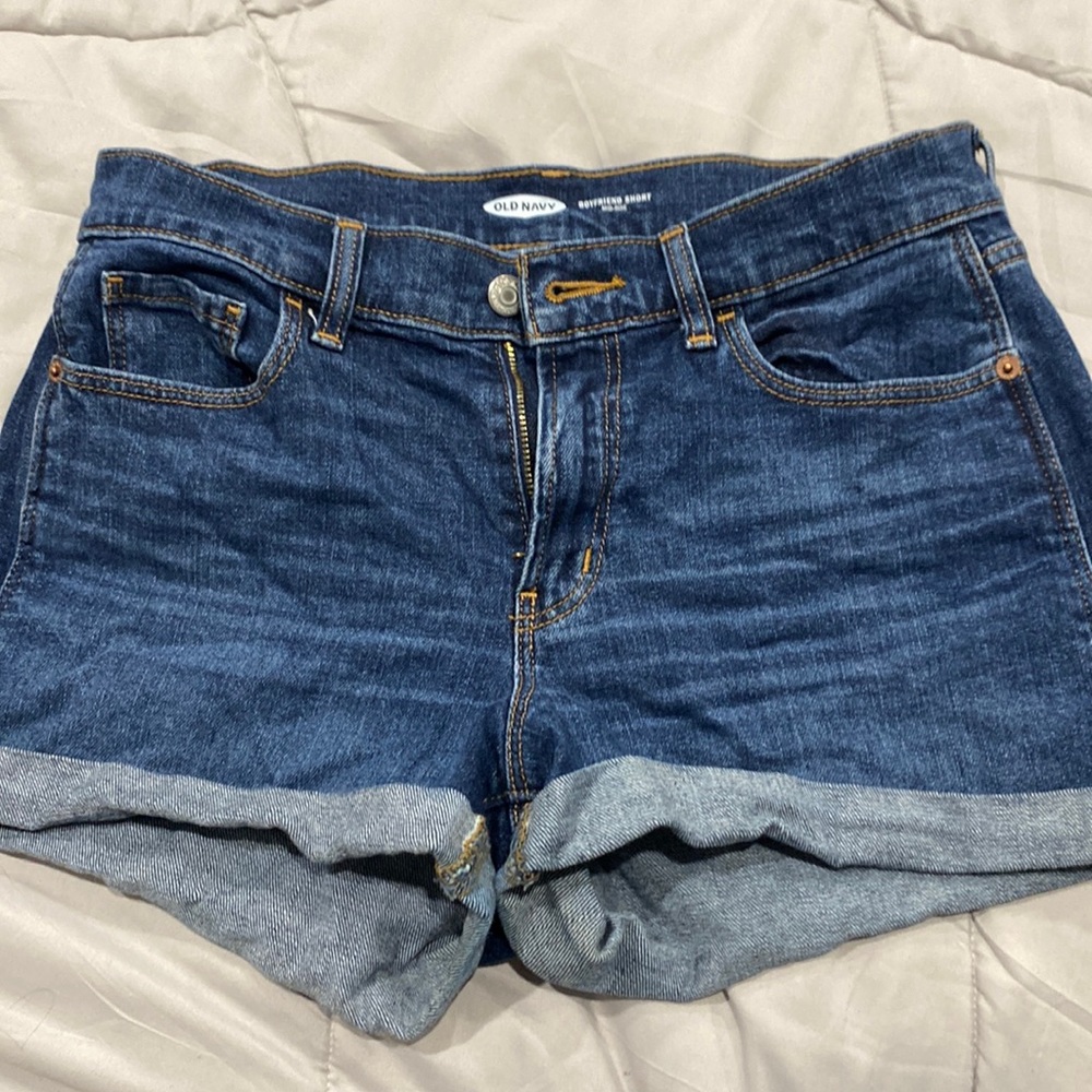 Old navy boyfriend shirt mid rise